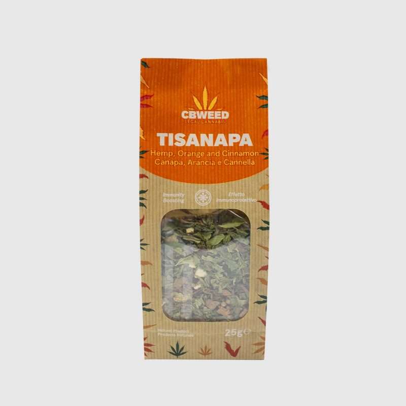 TISANAPA – CANAPA, ARANCIA E CANNELLA