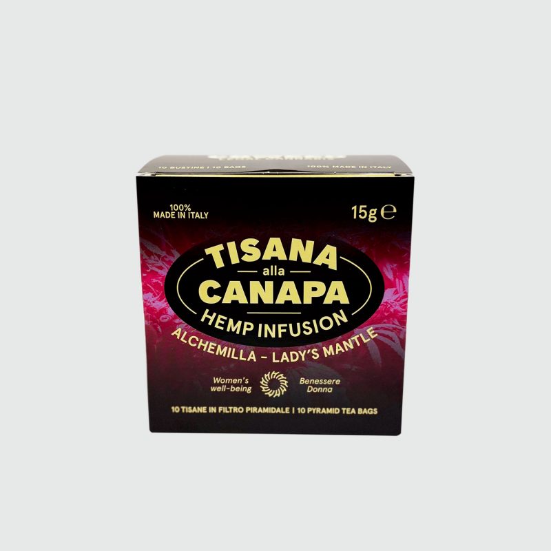 TISANA ALLA CANAPA E ALCHEMILLA IN FILTRI