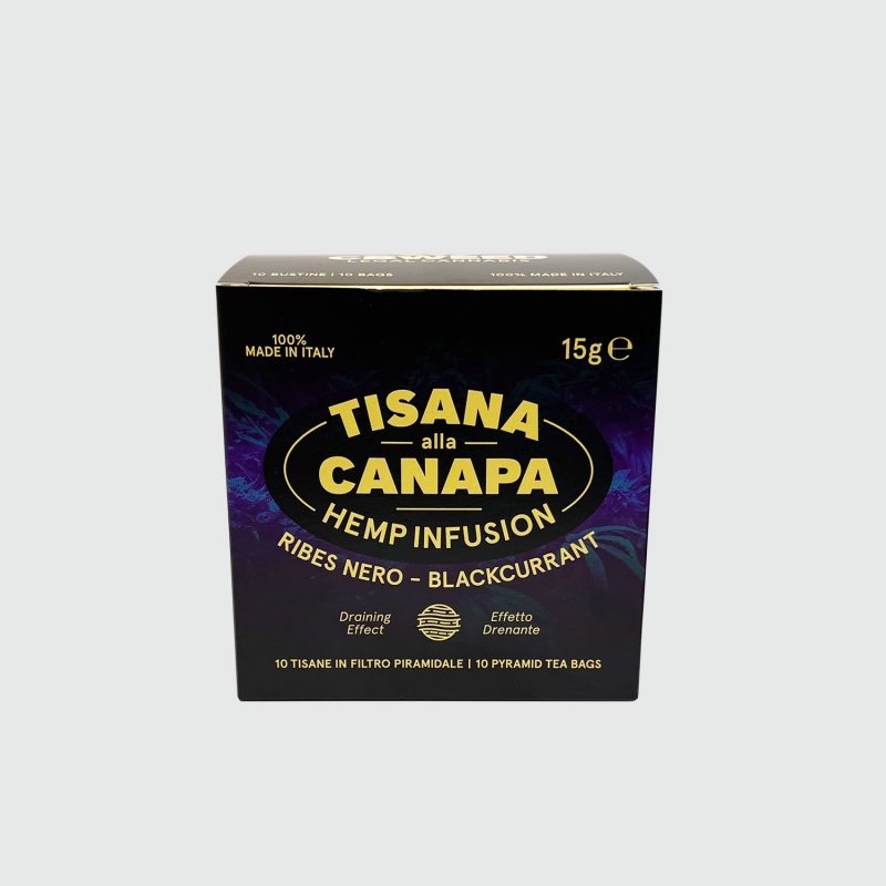 HEMP AND BLACK CURRANT TISANA IN FILTERS