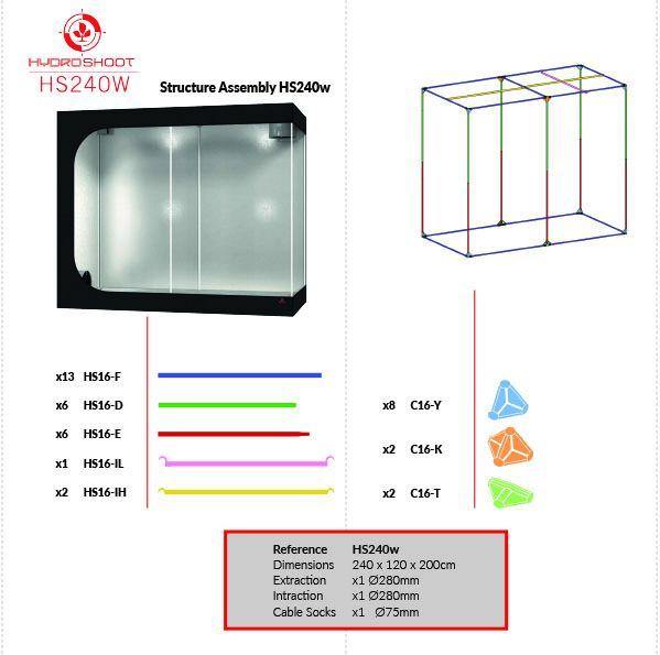 Aeroponica, Armadio Coltivazione, Brands_Secret Jardin, coltivazione, coltivazione indoor, Dimensioni_238cm x 120cm x 200cm, Growbox, Growroom, growrooms, GRowtent, Hydro Shoot, Idroponica, Indoor, secret jardin - doisgrowshop.it
