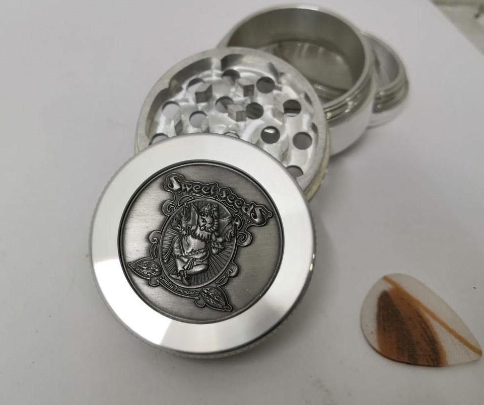Grinder, Materiale_Alluminio, Merchandising, Parafernalia, Tipo_Grinder Pollinatore - doisgrowshop.it