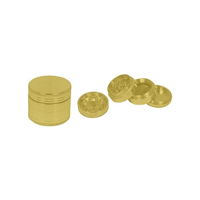 Grinder, Materiale_Alluminio, Parafernalia, Pollinatore doppio setaccio, Tipo_Grinder Pollinatore - doisgrowshop.it